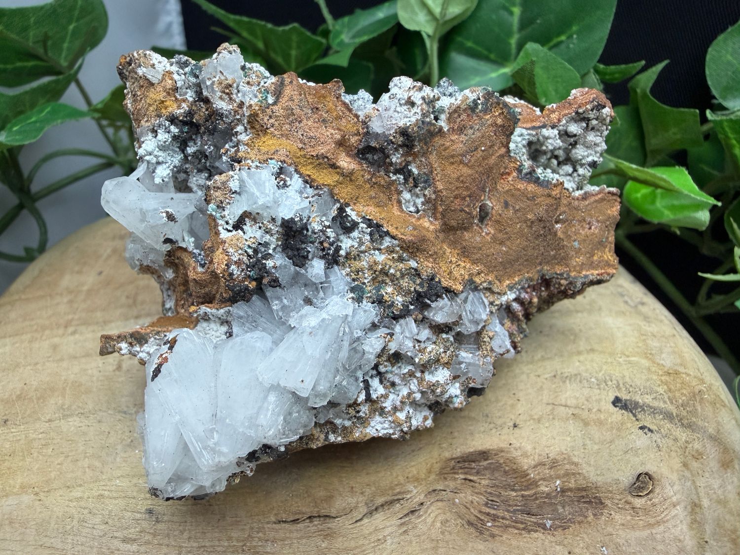 Hemimorfiet en Chrysocolla in Limoniet