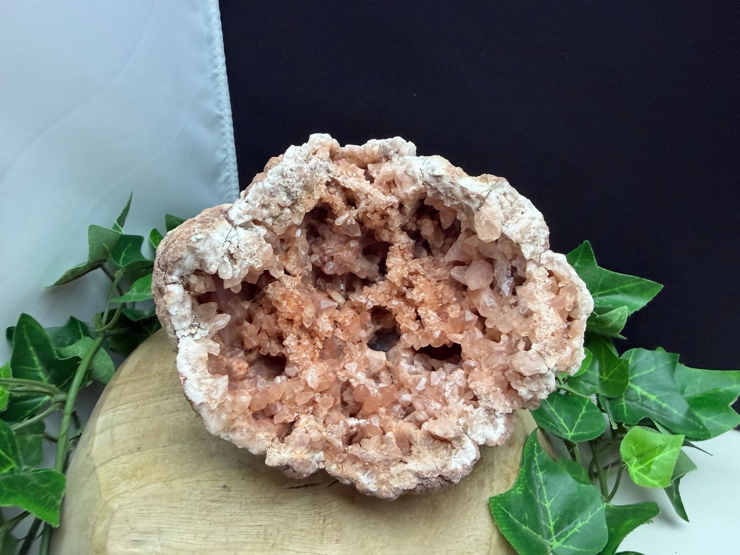Roze Amethist geode