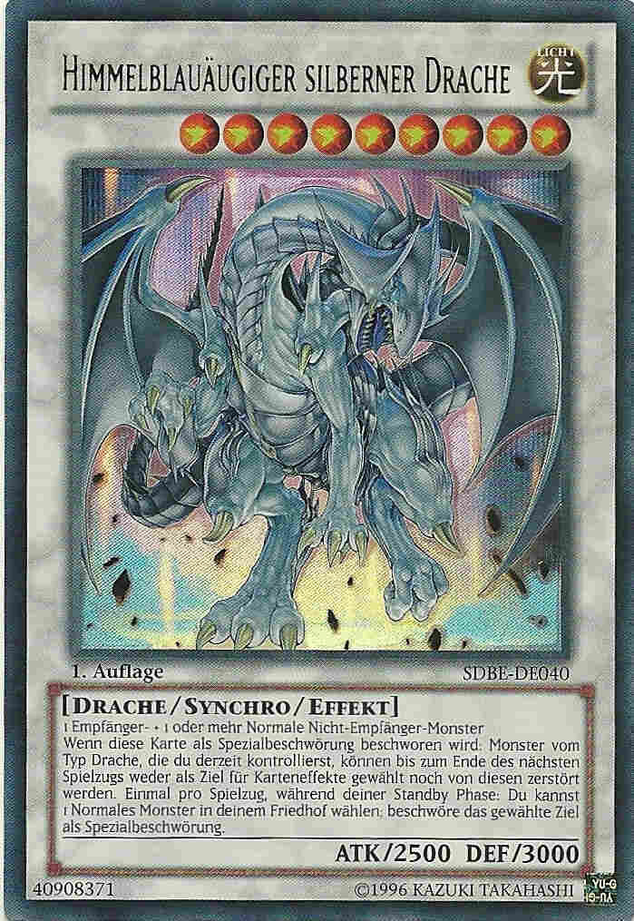 Azuräugiger Silverner Drache (Ultra Rare-SDBE)