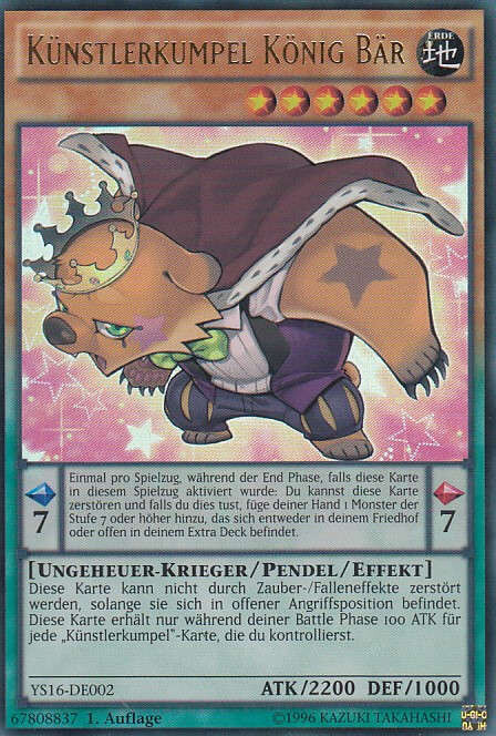Künstlerkumpel König Bär (Ultra Rare-YS16)
