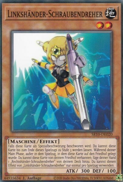 Linkshänder-Schraubendreher (SR10)