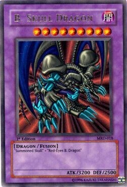 Schw. Totenkopfdrache (Ultra Rare-MRD) - DE (Near Mint)