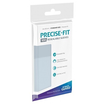 Ultimate Guard - Precise-Fit Sleeves Resealable Transparent (100)