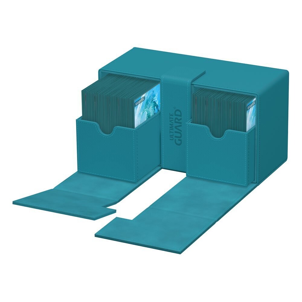 Ultimate Guard - Twin Flip&#39;n&#39;Tray 200+ Xenoskin - Monocolor Petrol