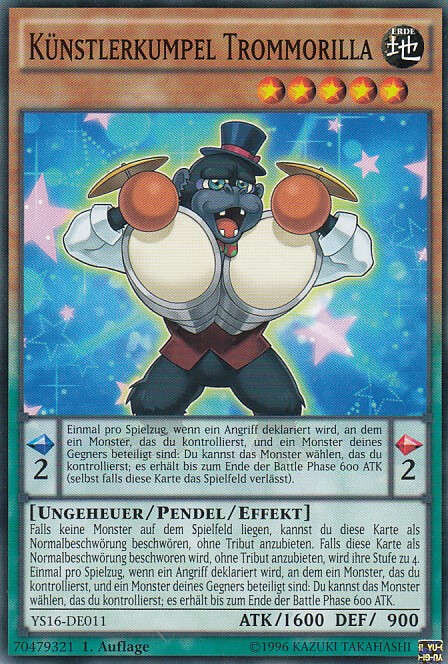 Künstlerkumpel Trommorilla (YS16)