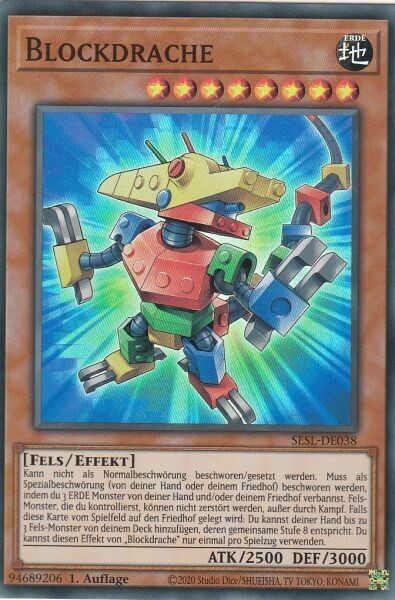 Blockdrache (Super Rare-SESL)