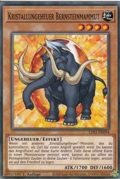 Kristallungeheuer bernsteinmammut (LDS1)