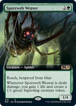 Sporeweb Weaver (M21) Extended Art Foil - EN