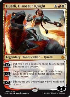 Huatli, Dinosaur Knight (EN)