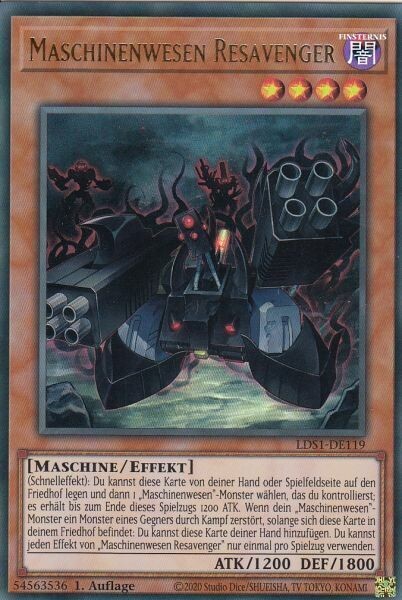 Maschinenwesen Resavenger (Ultra Rare-LDS1)