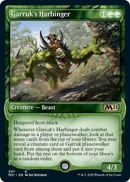 Garruk&#39;s Harbinger (M21) Alternate Art - EN