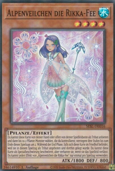 Alpenveilchen die Rikka-Fee (Super Rare-SESL)