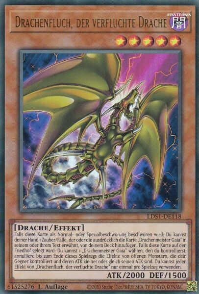 Drachenfluch, der verfluchte Drache (Ultra Rare-LDS1)