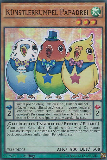 Künstlerkumpel Papadrei (Super Rare-YS16)