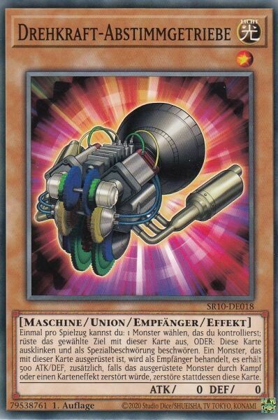 Drehkraft-Abstimmgetriebe (SR10)