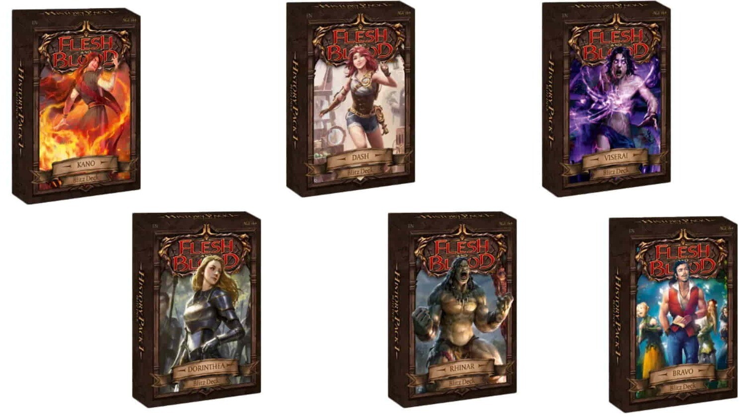 Flesh &amp; Blood - History Pack 1 - Blitz Deck (Single) - EN