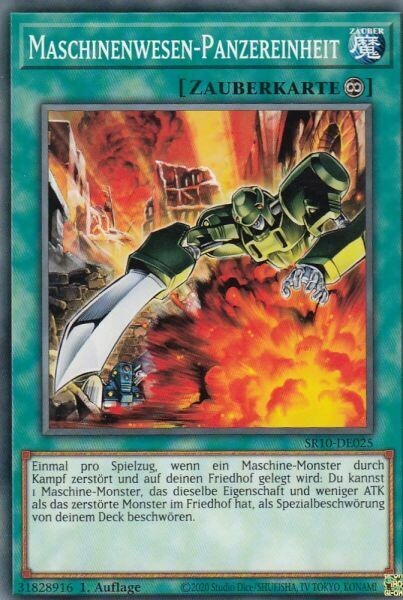 Maschinenwesen Panzereinheit (SR10)