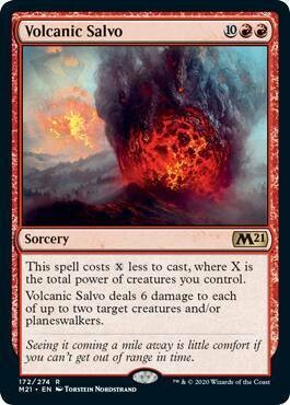 Volcanic Salvo (M21) Foil - EN