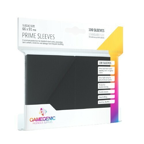 Gamegenic - Prime Sleeves - Black (100)