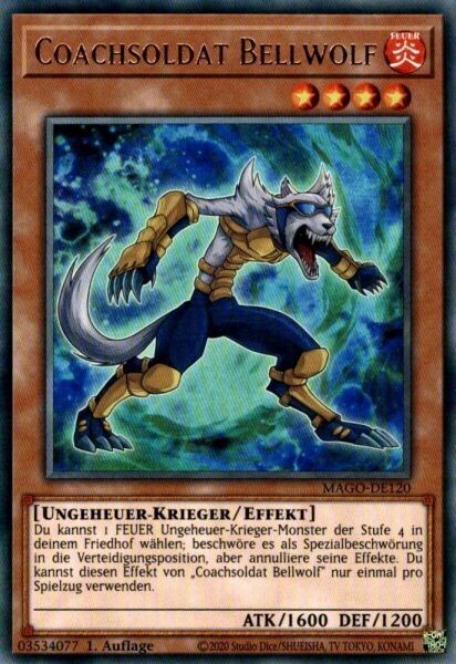 Coachsoldat Bellwolf (Rare-MAGO)