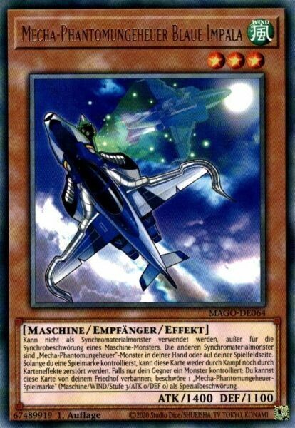 Mecha-Phantomungeheuer Blaue Impala (Rare-MAGO)