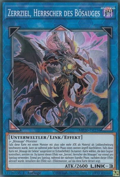 Zerrziel, Herrscher des Bösauges (Super Rare-MP20)