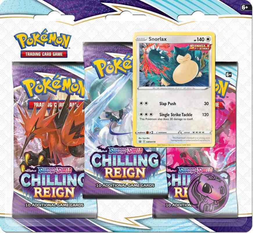 Pokémon -  Sword and Shield: Chilling Reign - Blister Pack - Snorlax - EN