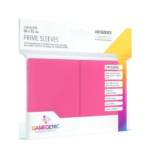 Gamegenic - Prime Sleeves - Pink (100)