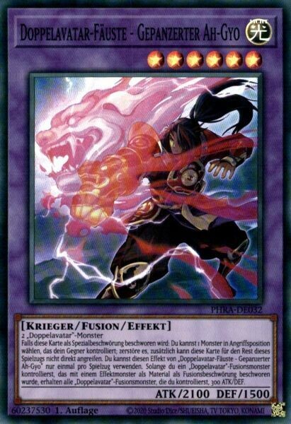 Doppelavatar-Fäußte - Gepanzerter Ah-Gyo (Super Rare-PHRA)