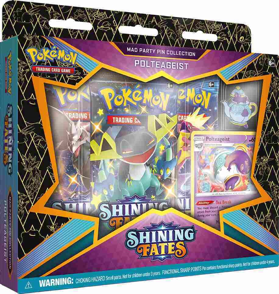 Pokémon - Shining Fates - Mad Party Pin Collection - Polteageist - EN