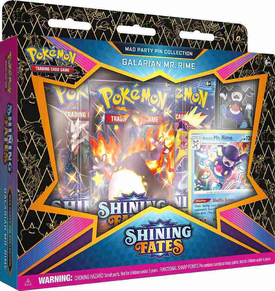Pokémon - Shining Fates - Mad Party Pin Collection - Galarian Mr. Rime - EN