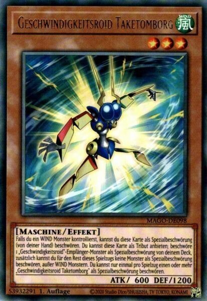 Geschwindigkeitsroid Taketomborg (Rare-MAGO)
