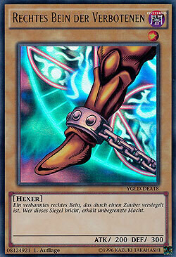 Rechtes Bein der Verbotenen (Ultra Rare-YGLD)