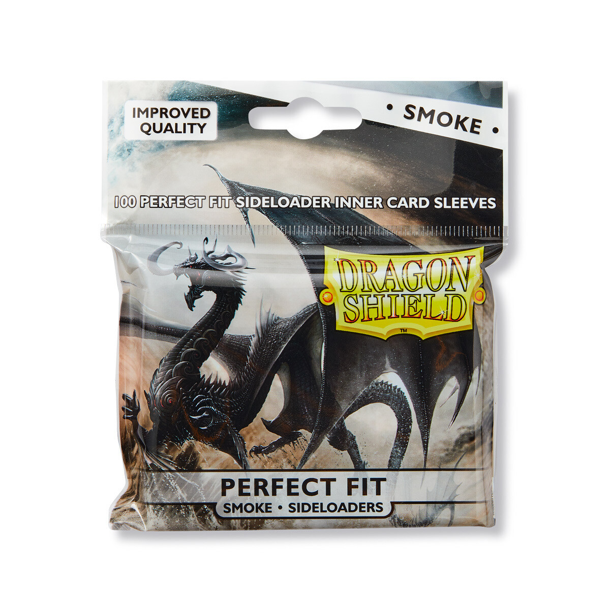 Dragon Shield Standard Perfect Fit Sideloaders Sleeves - Smoke