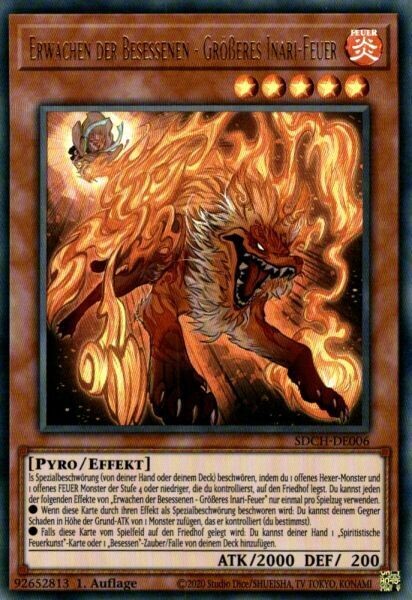 Erwachen der Besessenen - Größeres Inari-Feuer (Ultra Rare-SDCH)