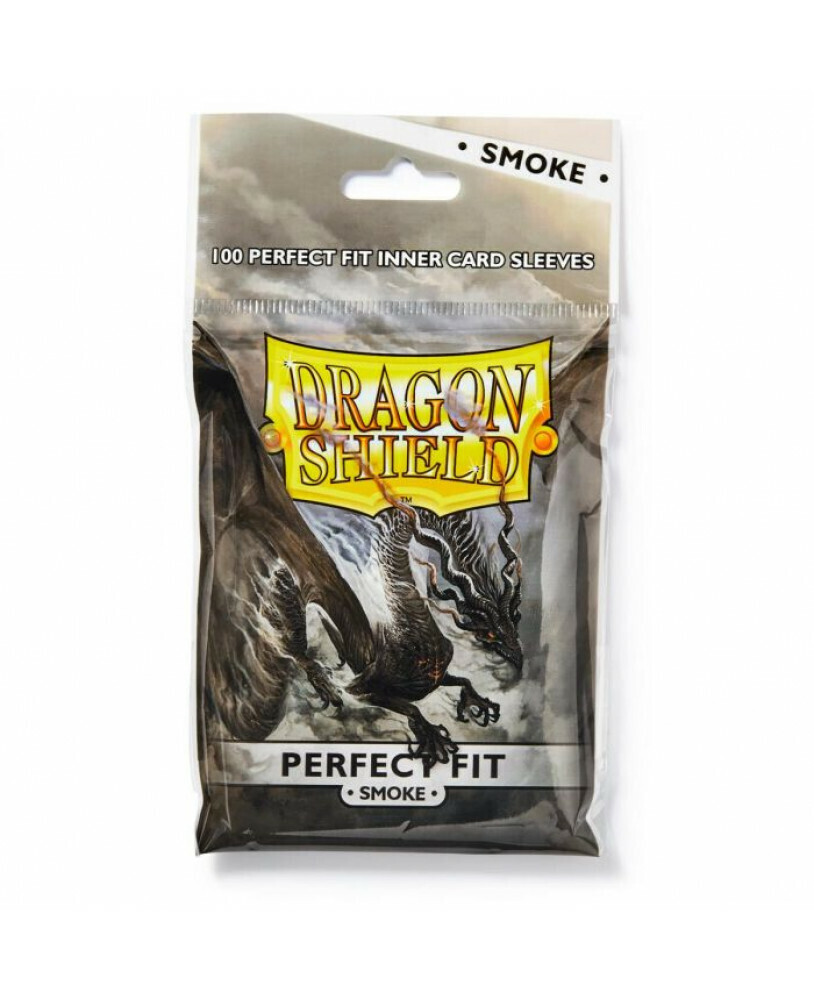 Dragon Shield Standard Perfect Fit Sleeves - Smoke