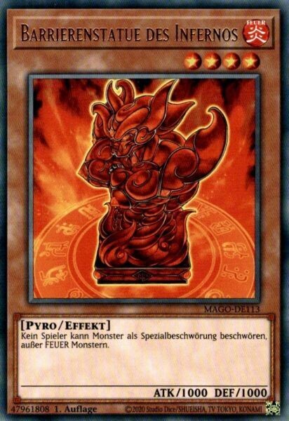 Barrierenstatue des Infernos (Rare-MAGO)