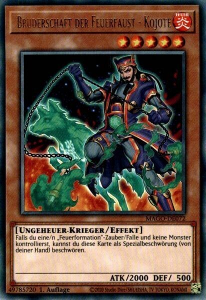 Bruderschaft der Feuerfaust - Kojote (Rare-MAGO)