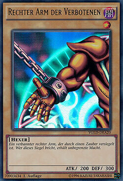 Rechter Arm der Verbotenen (Ultra Rare-YGLD)