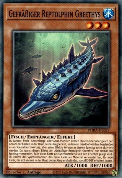 Gefräßiger Reptolphin Greethys (PHRA)