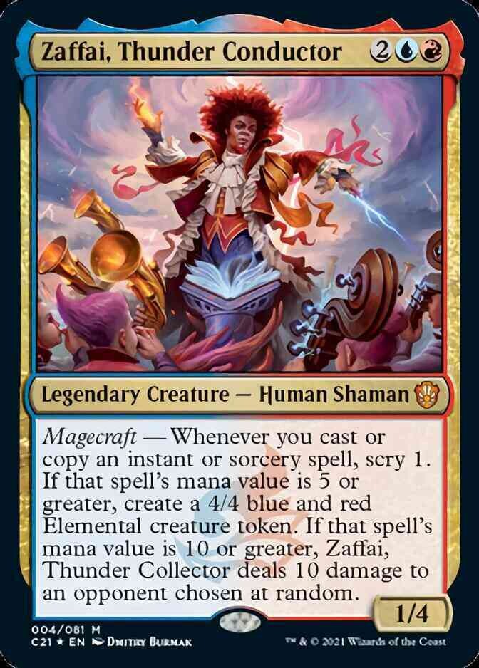 Zaffai, Thunder Conductor - EN (Extra Thick Card)