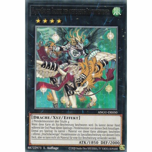 Majespaßvogel Paladin, der aufsteigende Drachobezwinger (Rare-ANGU)