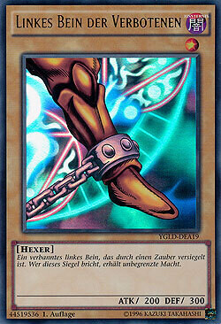 Linkes Bein der Verbotenen (Ultra Rare-YGLD)