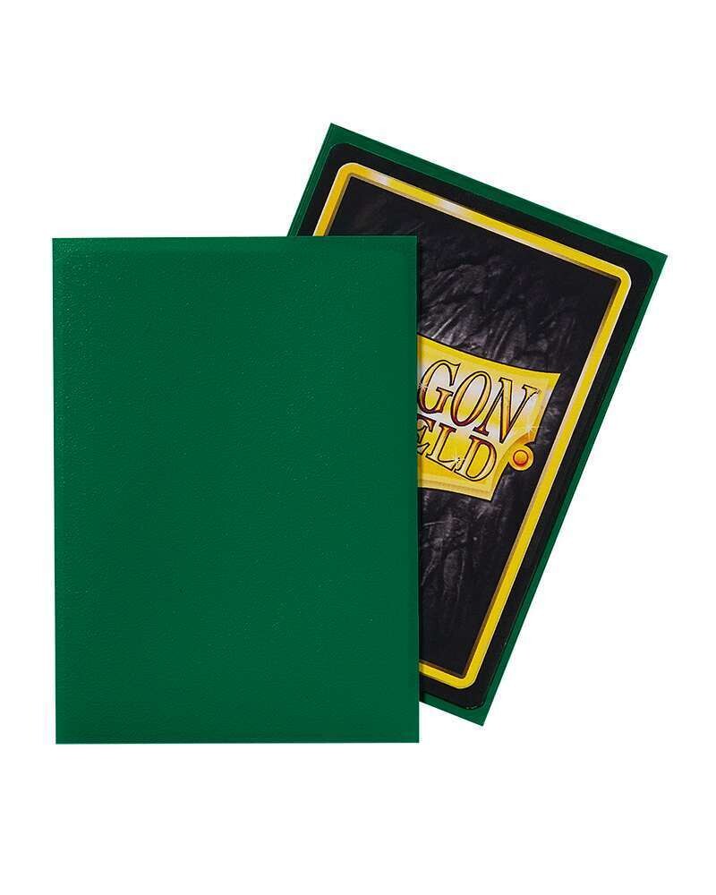 Dragon Shield - Standard Sleeves - Green MATTE (100)