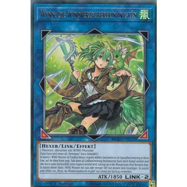 Wynn, die Windverzaubererin in grün (RARE-MGED)