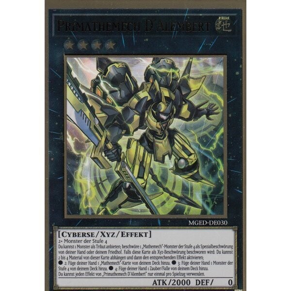 Primathemech D'Alembert (GOLD RARE-MGED)