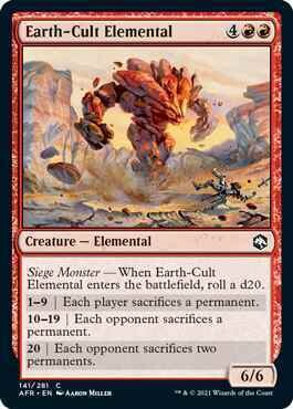 Earth-Cult Elemental - EN