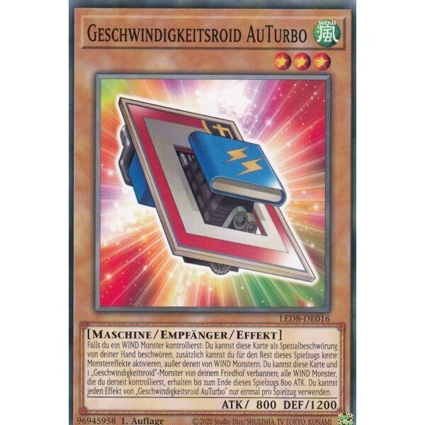 Geschwindigkeitsroid AuTurbo (LED8)