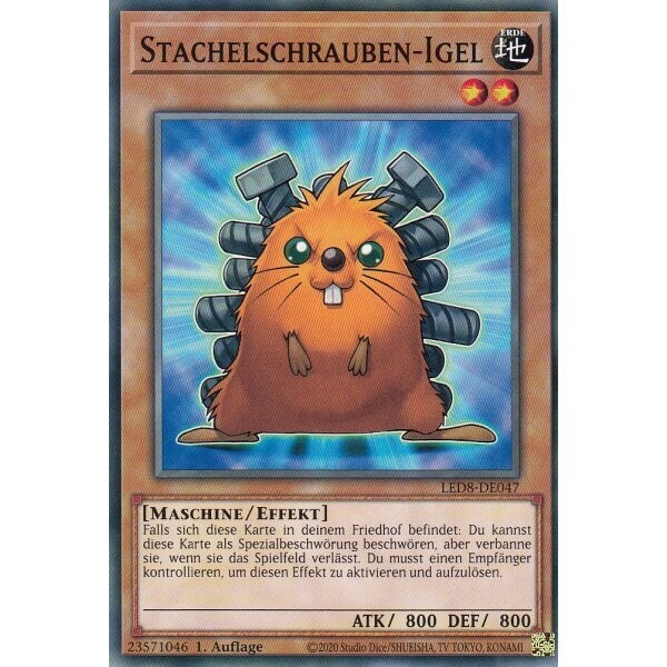 Stachelschrauben-Igel (LED8)