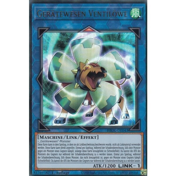 Gerätewesen Ventilöwe (Ultra-Rare-BROL)